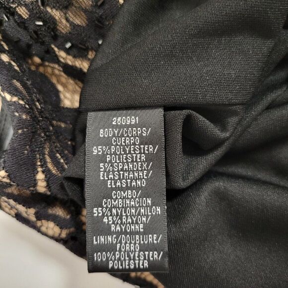 Women's Evening Gown Elegant Maxi Dress with Lace Overlay- Size 4, Size 12 - NEW - Picture 9 of 13